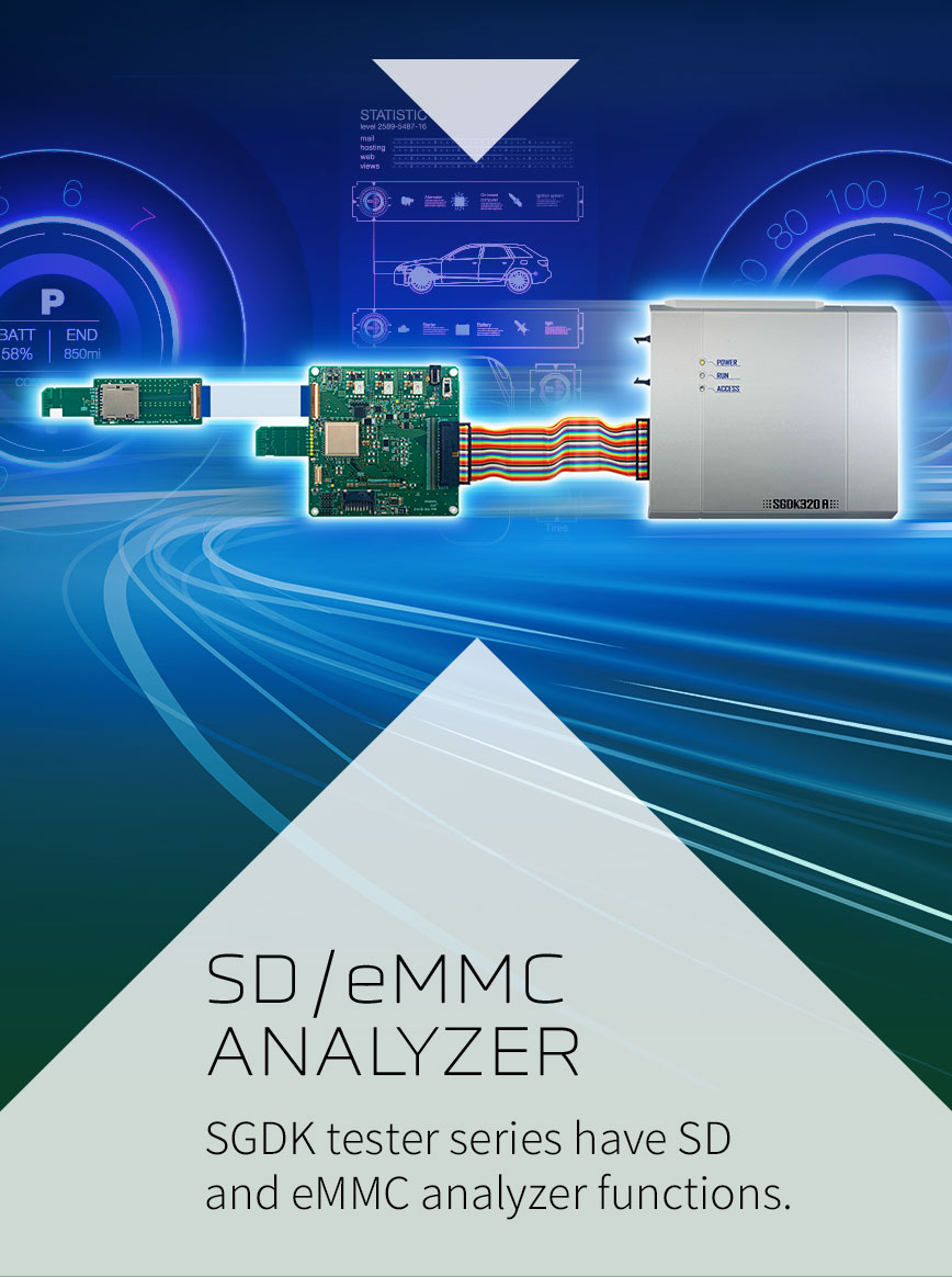 SD / eMMC対応機器開発支援テスター (SGDKシリーズ)